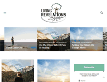 Tablet Screenshot of livingrevelations.com